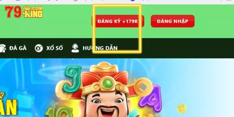 79KING tặng tiền khi đăng ký